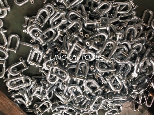 อุปกรณ์คบความปลอดภัยสำหรับการเชื่อมต่อเครื่องมือร้อยสายเหนือศีรษะ U Shackle ที่มีความแข็งแรงสูง