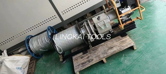 50 KN Gas Engine เครื่องดึงลวดเหล็ก 12 มม