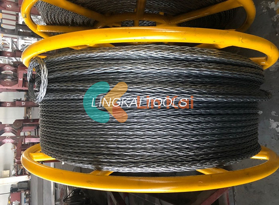 แข็งแรง 12 X 19s สายเหล็กต่อต้านการบิดสําหรับการดึงตัวนํา ISO 9001 รับรอง