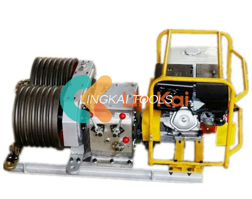 5 ตันภาระหนัก Double Capstan Cable Winch กับกล่องเกียร์ 6 ความเร็ว
