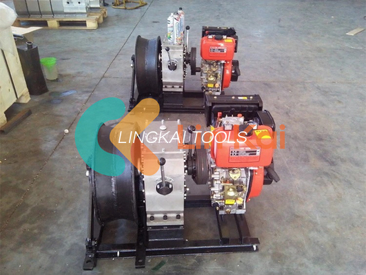 ไฟฟ้าดึง Winch สายการส่งสายการนํา stringing งานหนัก