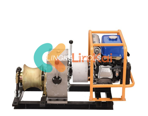 30 Kn 4 เกียร์ เครื่องแก๊สแรงงานหนัก เครื่องขับเคลื่อน Capstan Winch ด้วยกลองแยก