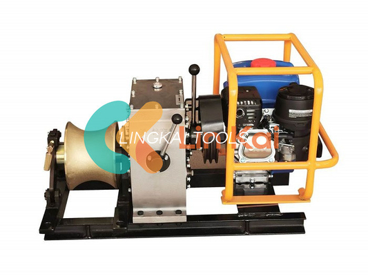 เครื่องลากสายพานแบบถอดถอน Drum Heavy Duty Honda Engine เครื่องลากสายพานเครื่องเบนซิน