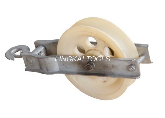เครื่องมือติดตั้ง 15-60 Kn Tower MC Nylon Sheave รอกตัวนำเดี่ยว