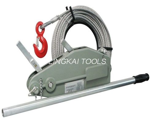 4 T คู่มือสายดึงเครื่องกว้าน / Tirfor Winch กับเชือกลวด 20M