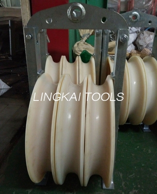 การปรับแต่งสำหรับงานหนัก MC Nylon Pulleys Block