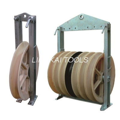 ก่อสร้าง 60KN 660mm Stringing Triple Pulley Block