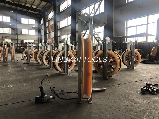 20 40 60kN บล็อกร้อยสายไฟเหนือศีรษะของสายส่ง OD660mm