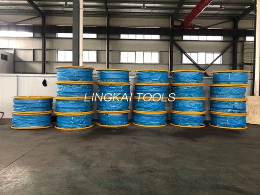 เชือกเหล็กถักป้องกันการบิดเกลียว 18 เส้นสำหรับร้อยสายไฟฟ้าแรงสูงขนาดใหญ่