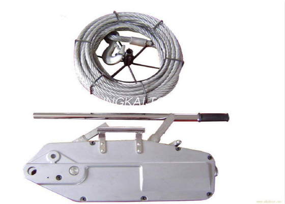 32kn Tirfor Cable Puller Winch เครื่องมือร้อยสายเหนือศีรษะ